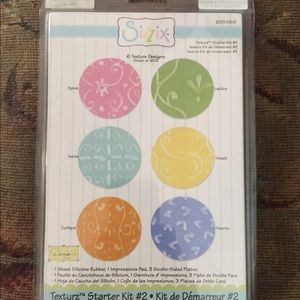 Sizzix Texturz Starter Kit NIB